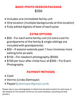 BASIC PHOTO SESSION PACKAGE