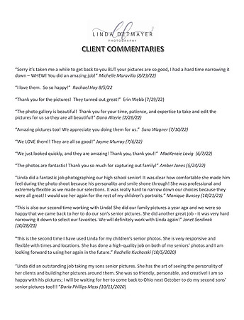 CLIENT REVIEWS PG 1