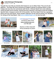 Various beaches on Hilton Head