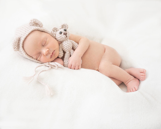 Liam w teddy bear