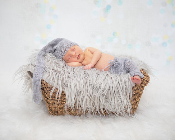 Liam in basket